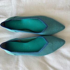 Unicorn!  🦄 Rothy’s The Point Aquamarine rare!  10.5 GUC